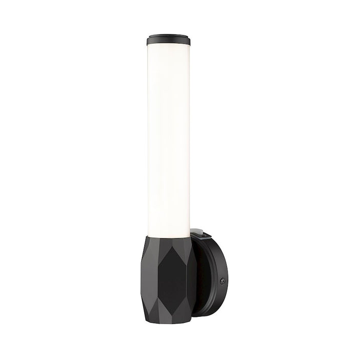 Z-Lite Cooper 1 Light Wall Sconce, Matte Black/Frosted - 1010-1S-MB-LED