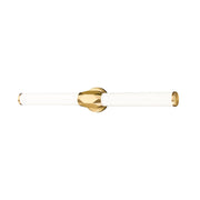 Z-Lite Cooper 1 Light 32" Vanity, Modern Gold/Frosted - 1010-32W-MGLD-LED