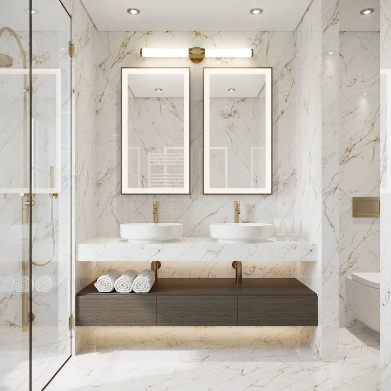 Z-Lite Cooper 1 Light 32" Vanity, Modern Gold/Frosted