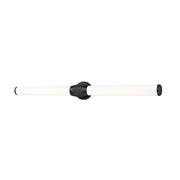 Z-Lite Cooper 1 Light 40" Vanity, Matte Black/Frosted - 1010-40W-MB-LED