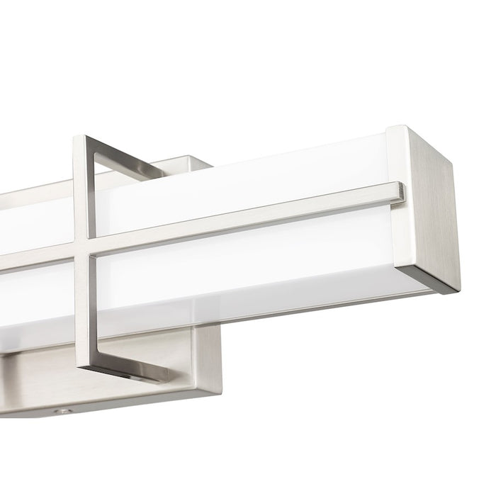 Z-Lite Harrison 1 Light 18" Vanity, Brushed Nickel/Frosted