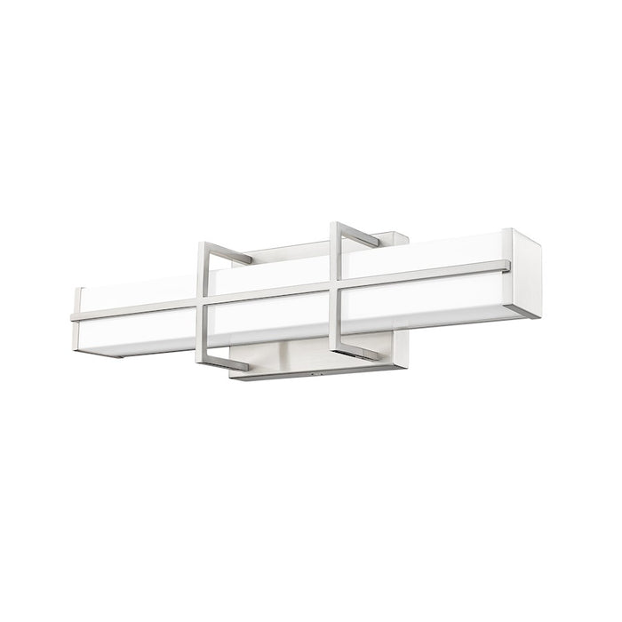 Z-Lite Harrison 1 Light 18" Vanity, Brushed Nickel/Frosted