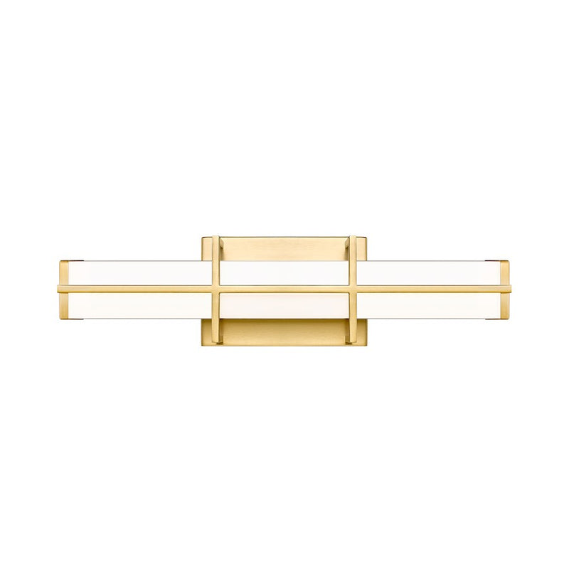 Z-Lite Harrison 1 Light 18" Vanity, Modern Gold/Frosted