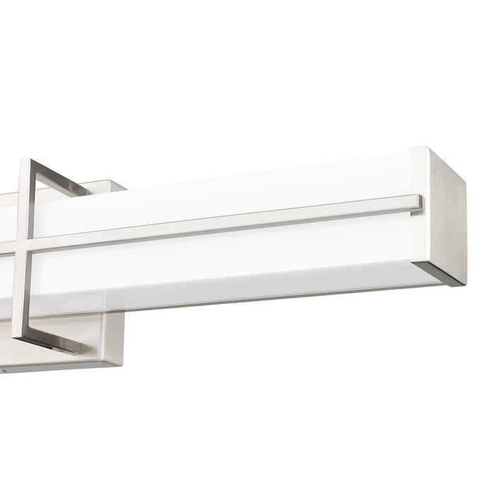 Z-Lite Harrison 1 Light 25" Vanity, Brushed Nickel/Frosted