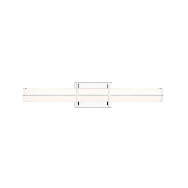 Z-Lite Harrison 1 Light 25" Vanity, Chrome/Frosted