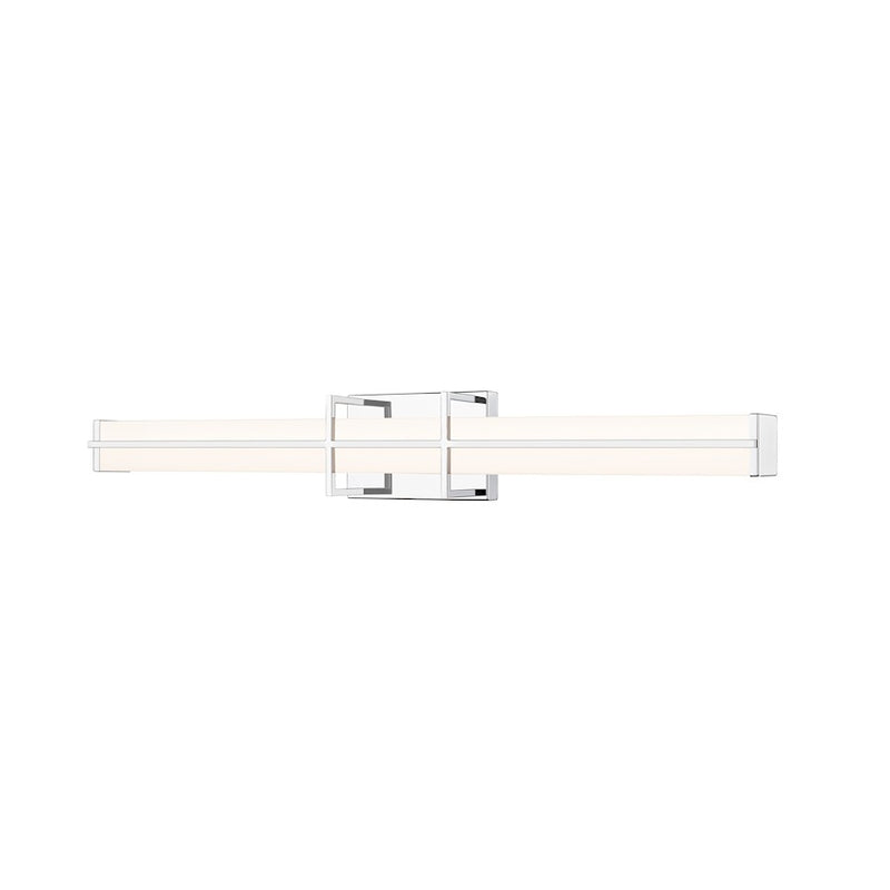 Z-Lite Harrison 1 Light 32" Vanity, Chrome/Frosted - 1011-32W-CH-LED