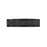 Z-Lite Stari 1 Light 12.75" Flush Mount, Matte Black/Frosted