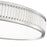Z-Lite Stari 1 Light 16.75" Flush Mount, Brushed Nickel/Frosted