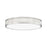 Z-Lite Stari 1 Light 16.75" Flush Mount, Brushed Nickel/Frosted