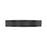 Z-Lite Stari 1 Light 16.75" Flush Mount, Matte Black/Frosted