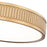 Z-Lite Stari 1 Light 16.75" Flush Mount, Modern Gold/Frosted