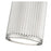 Z-Lite Stari 1 Light 6.25" Flush Mount, Brushed Nickel/Frosted