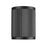 Z-Lite Stari 1 Light 6.25" Flush Mount, Matte Black/Frosted