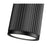 Z-Lite Stari 1 Light 6.25" Flush Mount, Matte Black/Frosted