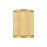 Z-Lite Stari 1 Light 6.25" Flush Mount, Modern Gold/Frosted