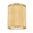 Z-Lite Stari 1 Light 6.25" Flush Mount, Modern Gold/Frosted