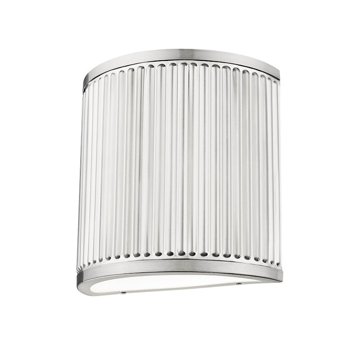 Z-Lite Stari 1 Light 4" Wall Sconce, Brushed Nickel/Frosted - 1013S-BN-LED