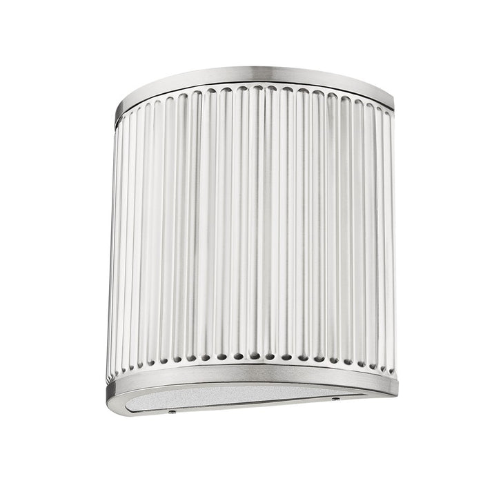 Z-Lite Stari 1 Light 4" Wall Sconce, Brushed Nickel/Frosted