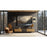 Z-Lite Stari 1 Light 4" Wall Sconce, Matte Black/Frosted