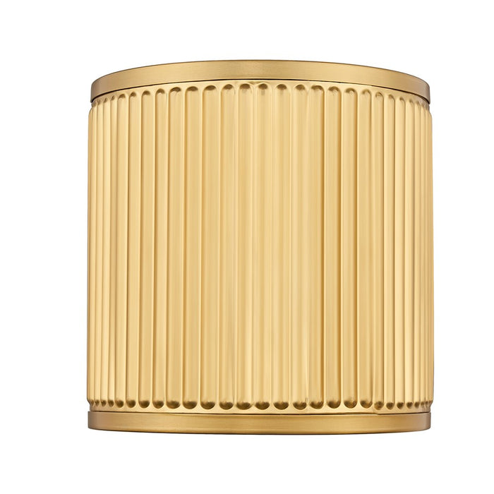 Z-Lite Stari 1 Light 4" Wall Sconce, Modern Gold/Frosted