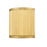 Z-Lite Stari 1 Light 4" Wall Sconce, Modern Gold/Frosted