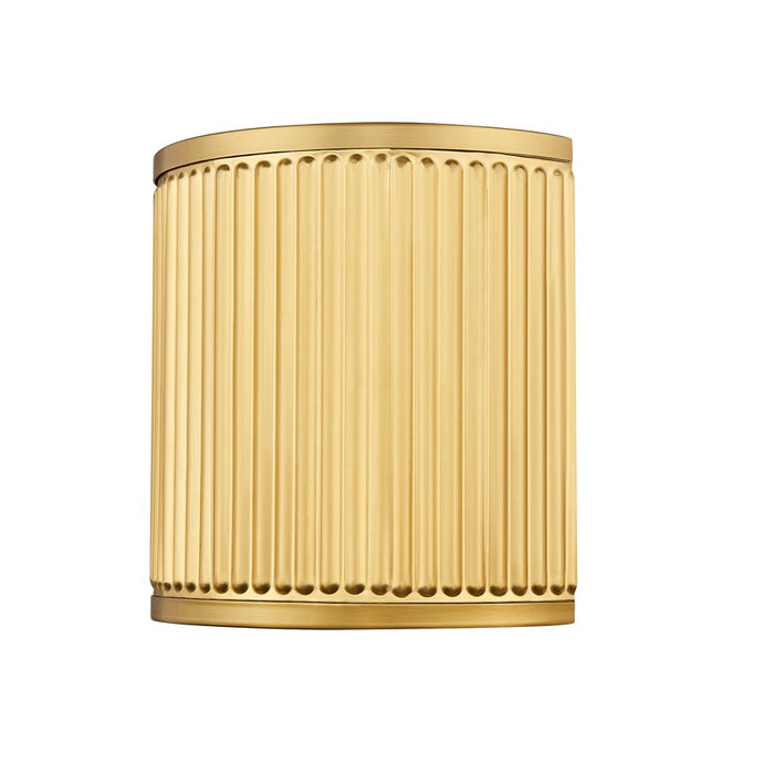 Z-Lite Stari 1 Light 4" Wall Sconce, Modern Gold/Frosted
