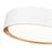 Z-Lite Kawan 1Lt 12" Flush Mount, White/Gold/Frosted