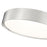 Z-Lite Kawan 1 Light 16" Flush Mount, Brushed Nickel/Frosted