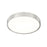 Z-Lite Kawan 1 Light 20" Flush Mount, Brushed Nickel/Frosted