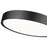 Z-Lite Kawan 1 Light 20" Flush Mount, Matte Black/Frosted