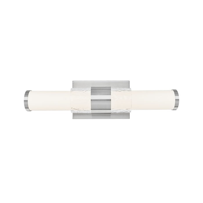 Z-Lite Egon 1 Light 18W Vanity, Brushed Nickel/Matte Opal