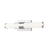 Z-Lite Egon 1 Light 18W Vanity, Chrome/Matte Opal - 1015-18W-CH-LED