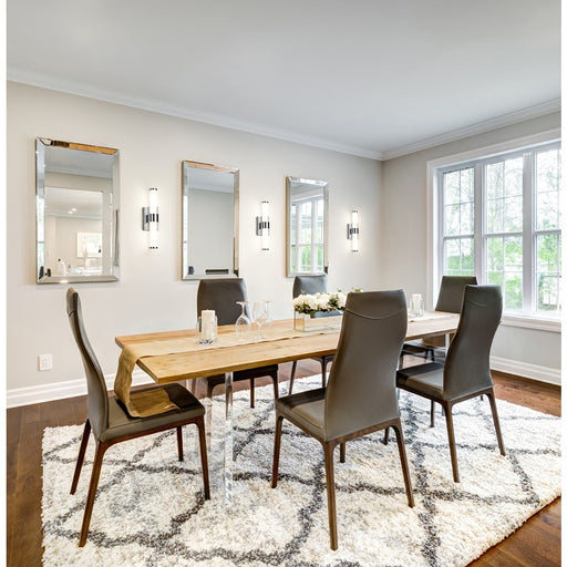 Z-Lite Egon 1 Light 18W Vanity, Chrome/Matte Opal