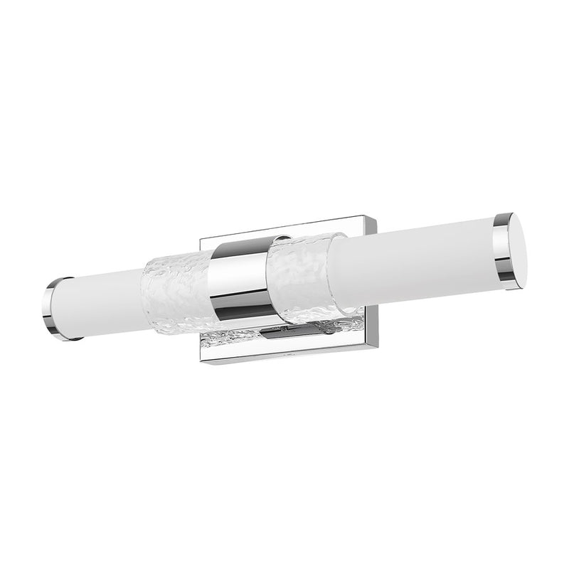 Z-Lite Egon 1 Light 18W Vanity, Chrome/Matte Opal