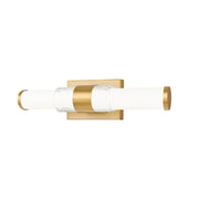 Z-Lite Egon 1 Light 18W Vanity, Modern Gold/Matte Opal - 1015-18W-MGLD-LED