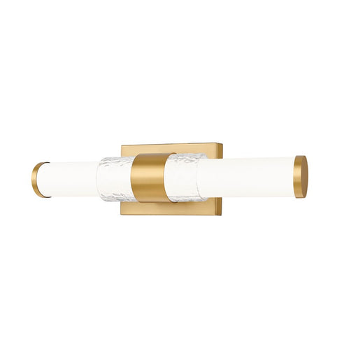 Z-Lite Egon 1 Light 18W Vanity, Modern Gold/Matte Opal - 1015-18W-MGLD-LED
