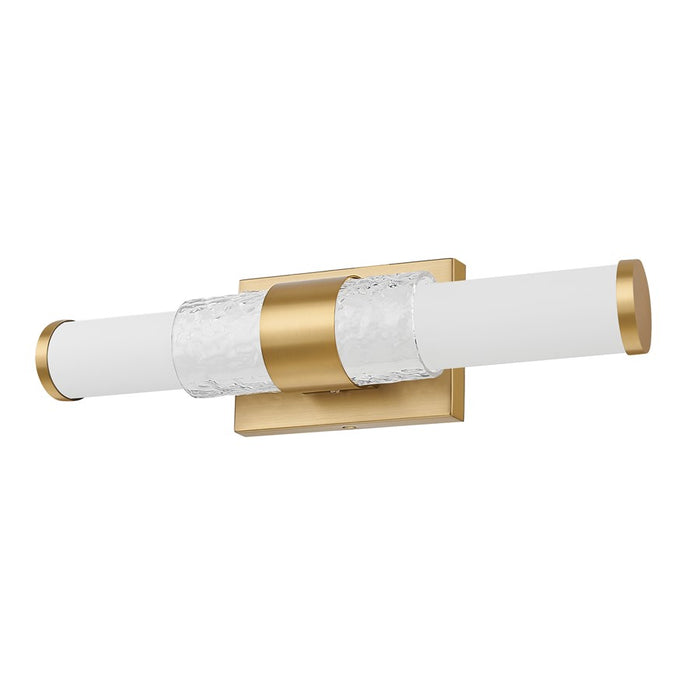 Z-Lite Egon 1 Light 18W Vanity, Modern Gold/Matte Opal