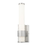 Z-Lite Egon 1 Light Wall Sconce, Brushed Nickel/Matte Opal - 1015-1S-BN-LED