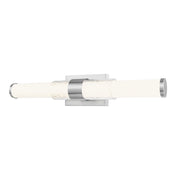 Z-Lite Egon 1 Light 25W Vanity, Brushed Nickel/Matte Opal - 1015-25W-BN-LED