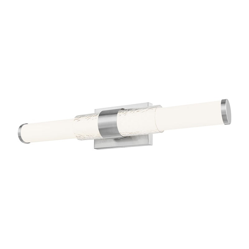 Z-Lite Egon 1 Light 25W Vanity, Brushed Nickel/Matte Opal