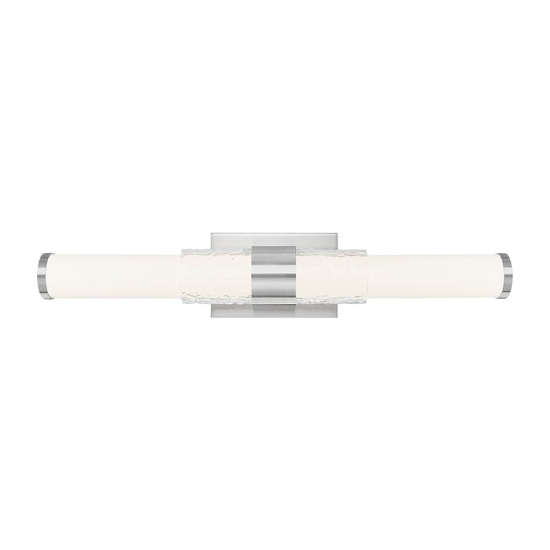 Z-Lite Egon 1 Light 25W Vanity, Brushed Nickel/Matte Opal