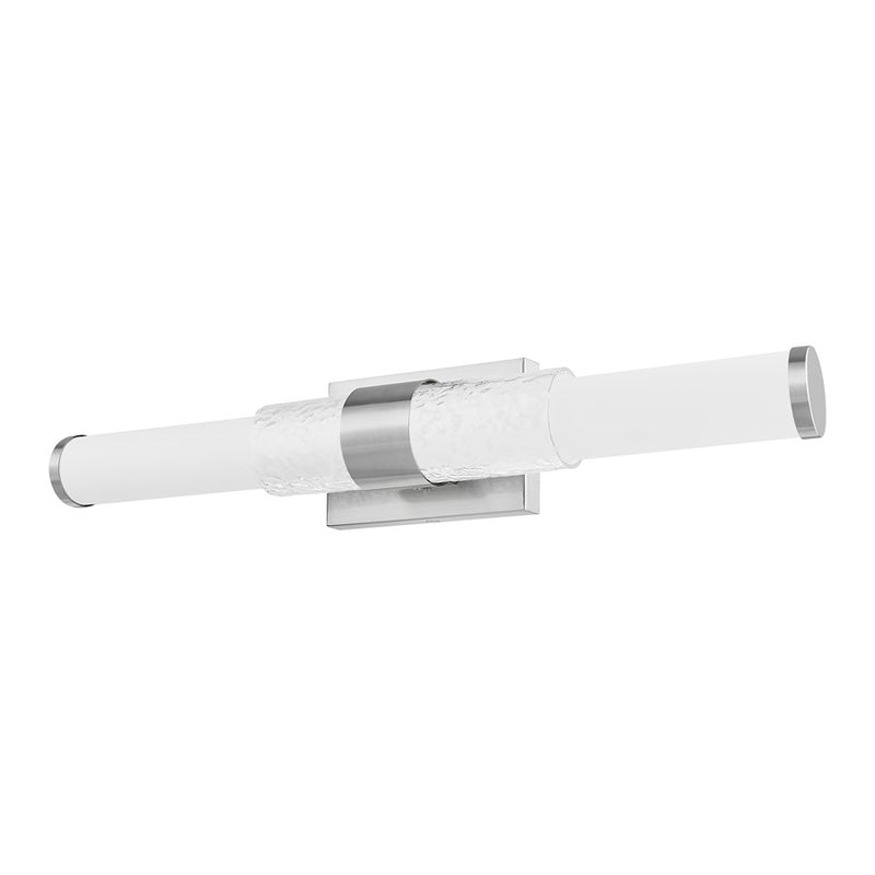 Z-Lite Egon 1 Light 25W Vanity, Brushed Nickel/Matte Opal