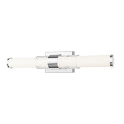 Z-Lite Egon 1 Light 25W Vanity, Chrome/Matte Opal - 1015-25W-CH-LED