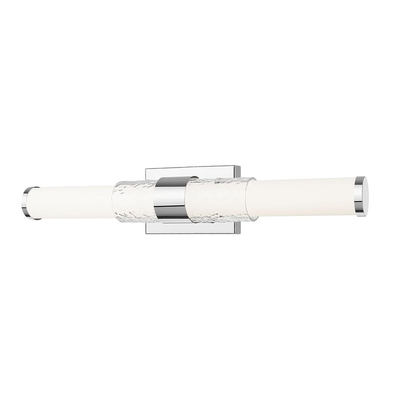 Z-Lite Egon 1 Light 25W Vanity, Chrome/Matte Opal - 1015-25W-CH-LED