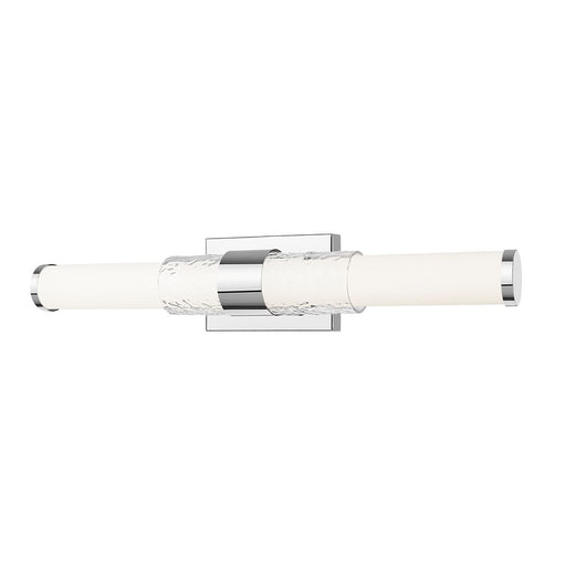 Z-Lite Egon 1 Light 25W Vanity, Chrome/Matte Opal - 1015-25W-CH-LED