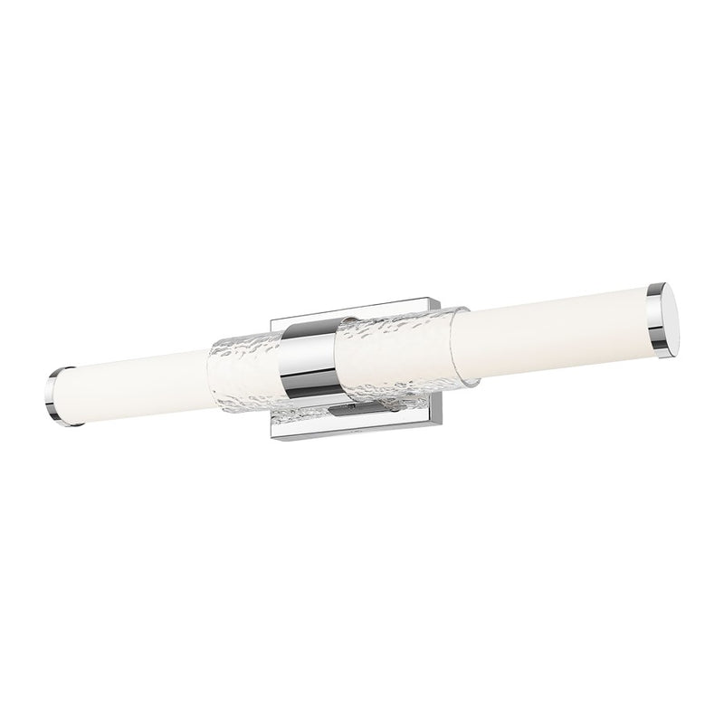 Z-Lite Egon 1 Light 25W Vanity, Chrome/Matte Opal