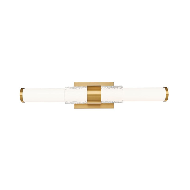Z-Lite Egon 1 Light 25W Vanity, Modern Gold/Matte Opal