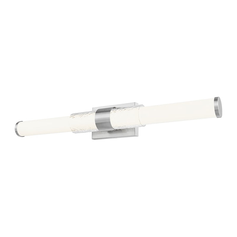 Z-Lite Egon 1 Light 32W Vanity, Brushed Nickel/Matte Opal