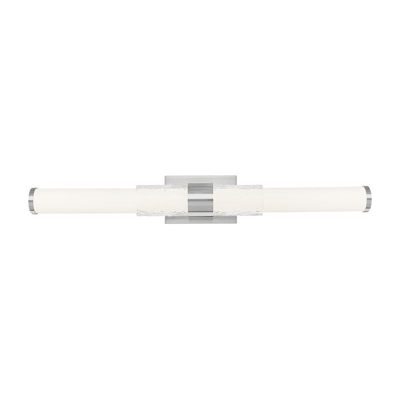 Z-Lite Egon 1 Light 32W Vanity, Brushed Nickel/Matte Opal