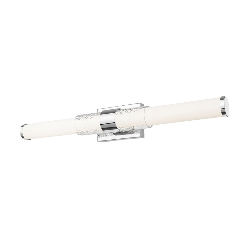 Z-Lite Egon 1 Light 32W Vanity, Chrome/Matte Opal